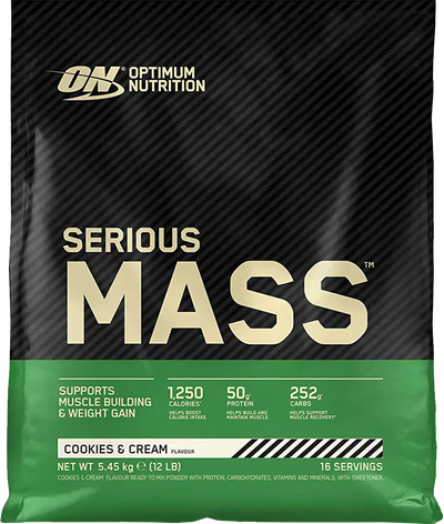 Optimum Nutrition Serious Mass - 5450 g Cookies and Cream