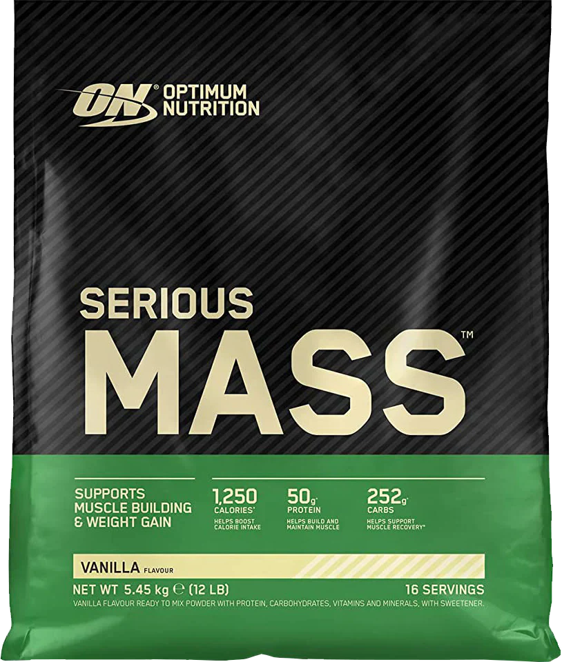 Optimum Nutrition Serious Mass - 5450 g Vanilja