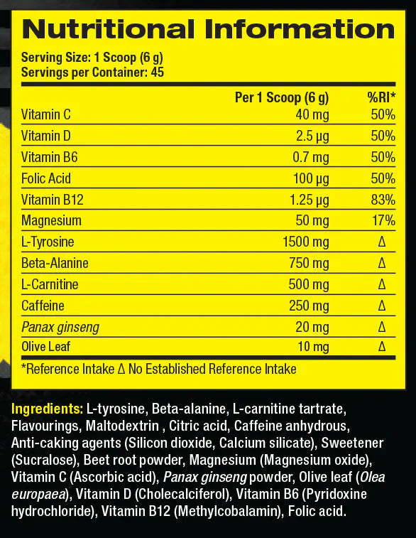 PharmaFreak Ripped Freak -treeniä edeltävä hedelmäpunssi