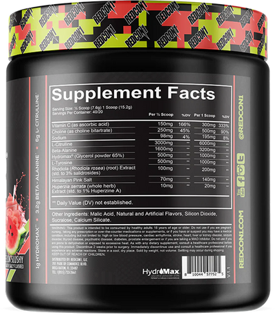 Redcon1 Total War Pump - 20 annosta vesimelonijäätelöä