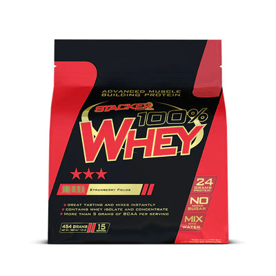 Stacker2 100% Whey - 454 g Strawberry Fields