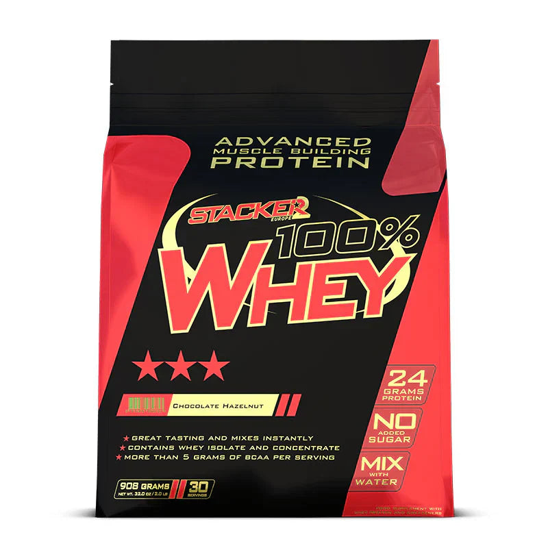 Stacker2 100% Whey - 908 g Chocolate Hazelnut