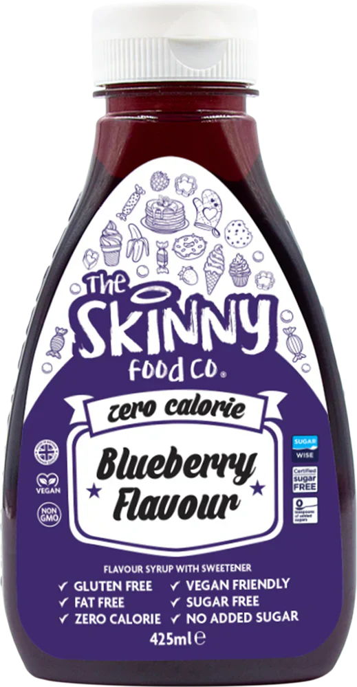 The Skinny Food Co Skinny-kastike - 425 ml mustikka