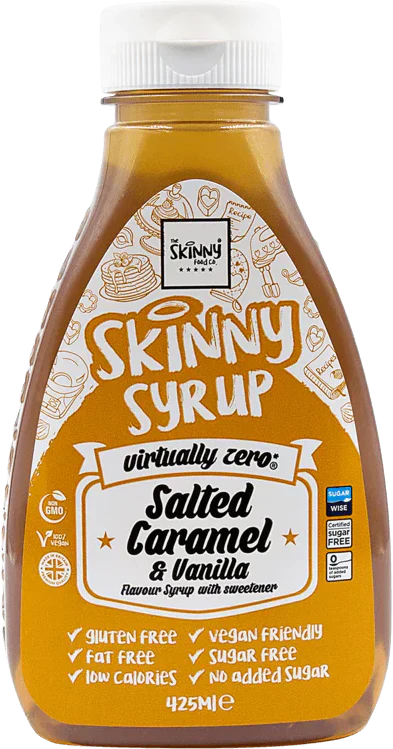 The Skinny Food Co Skinny Sauce - 425 ml suolattua karamellia ja vaniljaa
