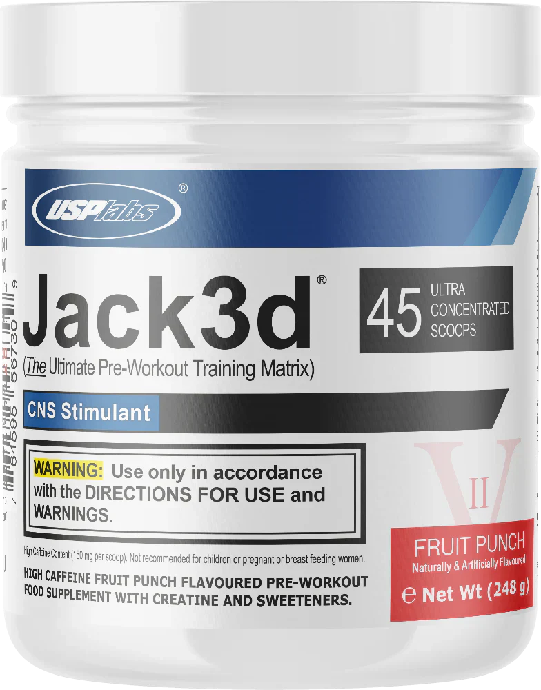 Jack3d Advanced Pre-Workout -hedelmäpunssi