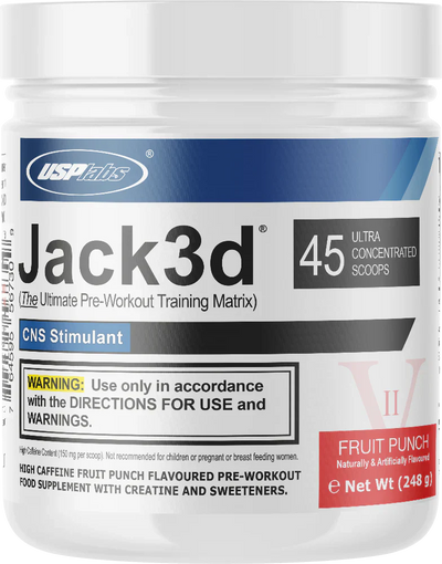 Jack3d Advanced Pre-Workout -hedelmäpunssi