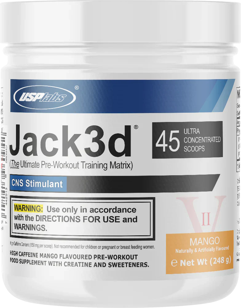 Jack3d Advanced Pre-Workout Mango