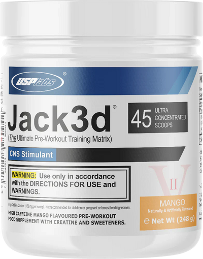 Jack3d Advanced Pre-Workout Mango