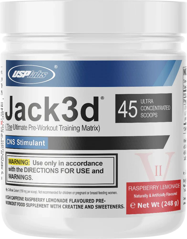 Jack3d Advanced Pre-Workout Vadelma Limonadi