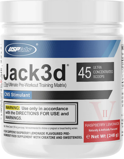 Jack3d Advanced Pre-Workout Vadelma Limonadi
