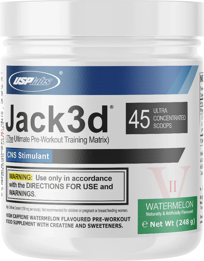 Jack3d Advanced Pre-Workout -vesimeloni