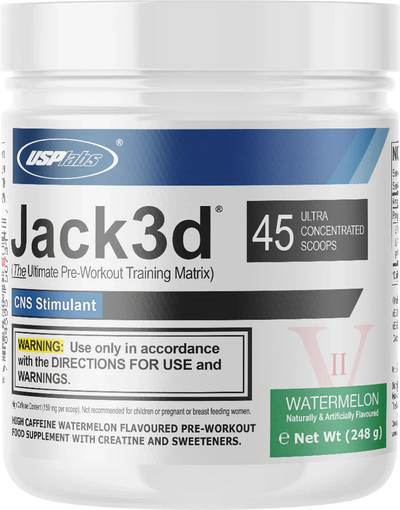 Jack3d Advanced Pre-Workout -vesimeloni