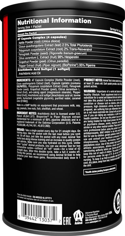Animal Test - 21 packs