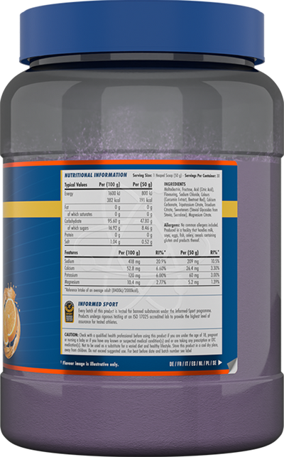 Applied Nutrition Endurance Carb &amp; Electrolyte Energy - 1500 g Orange Burst