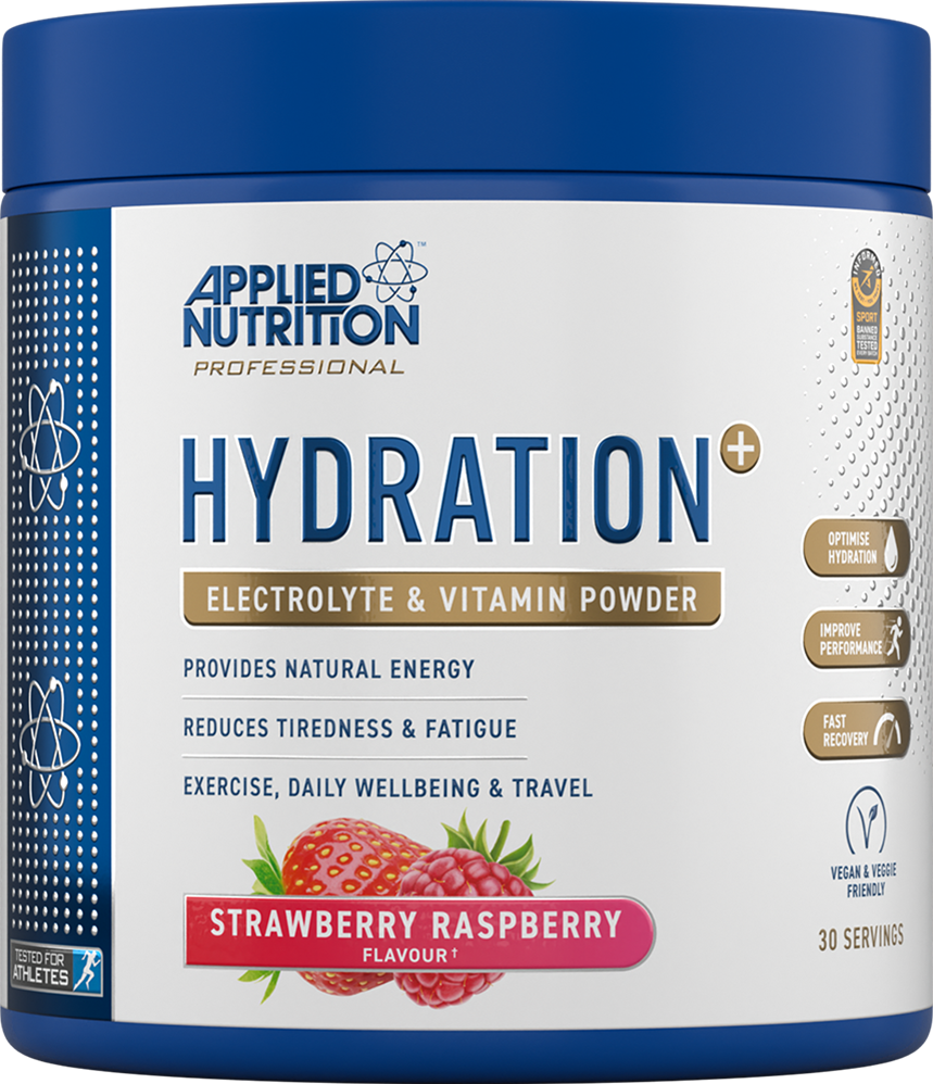 Applied Nutrition Hydration+ - 240 g Mansikka ja Vadelma