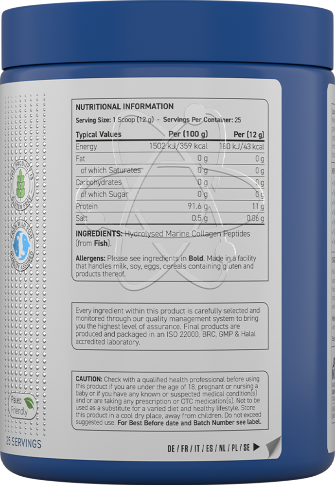 Applied Nutrition Marine Collagen Powder - 300 g maustamaton