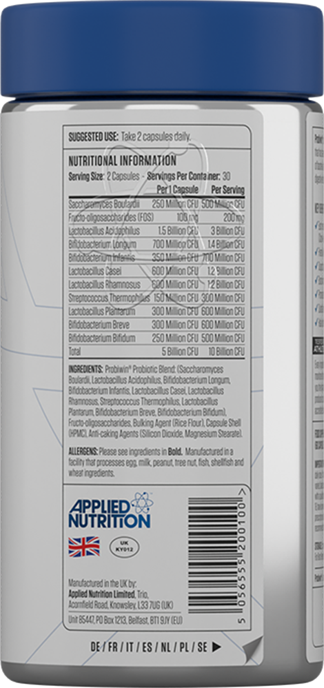 Applied Nutrition Probiootti - 60 kaps.