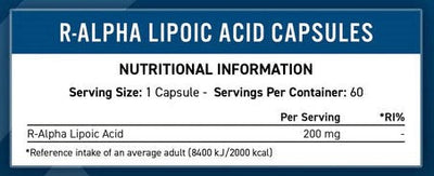 Applied Nutrition R-ALA - 60 kaps.