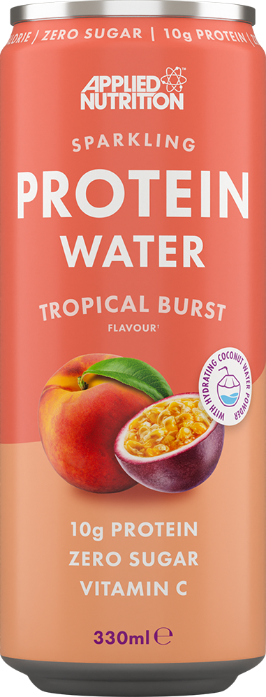 Applied Nutrition hiilihapotettu proteiinivesi - 12 x 330 ml Tropical Burst