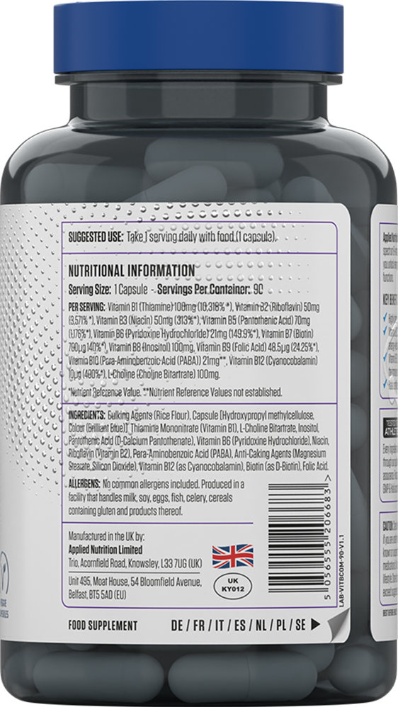 Applied Nutrition B-vitamiinikompleksi - 90 kaps.