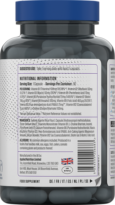 Applied Nutrition B-vitamiinikompleksi - 90 kaps.