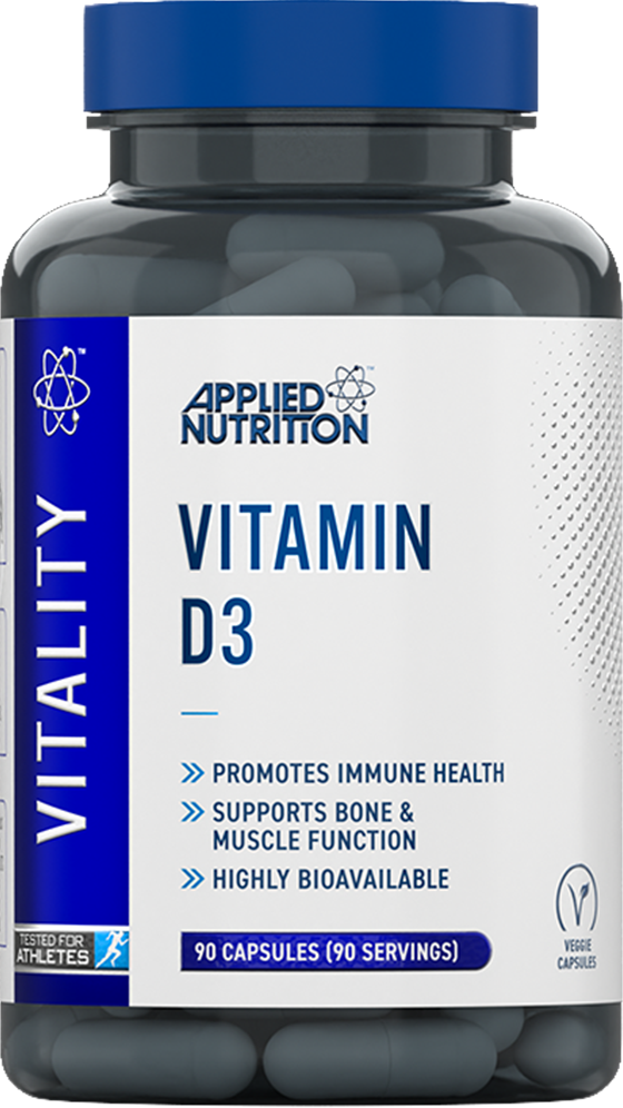 Applied Nutrition D3-vitamiini - 90 kaps.