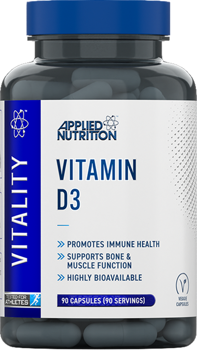 Applied Nutrition D3-vitamiini - 90 kaps.
