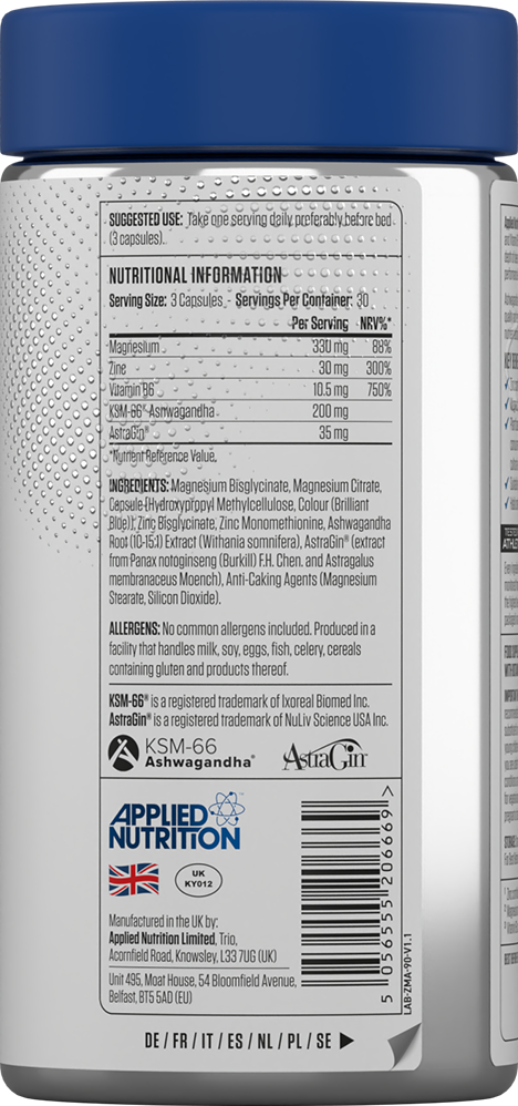 Applied Nutrition ZMA Professional - 90 kaps.