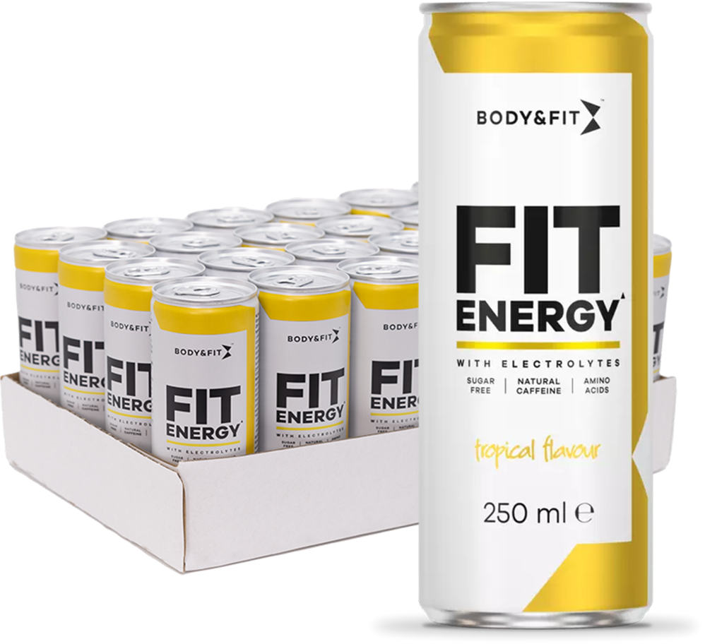 Body &amp; Fit Fit Energy - 24 x 250 ml Tropical