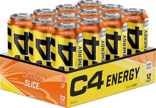 C4 Energy - 12 x 500 ml appelsiiniviipale