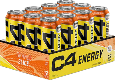 C4 Energy - 12 x 500 ml appelsiiniviipale