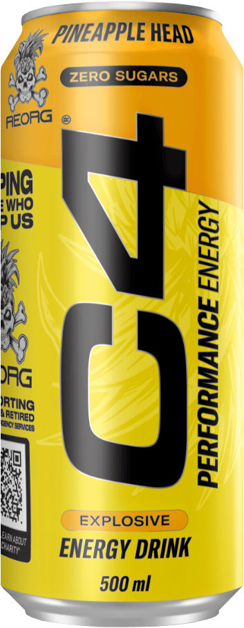 C4 Energy - 12 x 500 ml Ananas