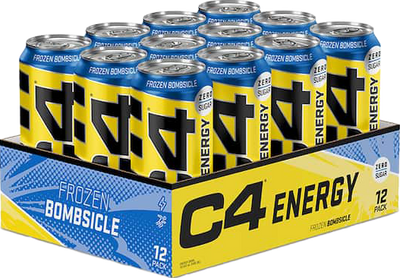 C4 Energy - 12 x 500 ml jäätynyttä pommia