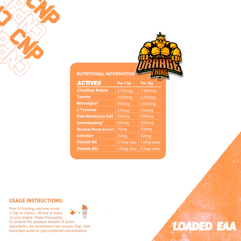 CNP Täysi pumppu - 300 g The Orange Thing