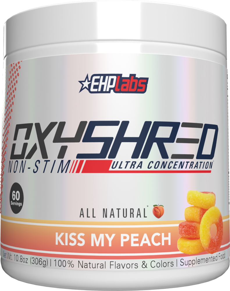 EHP Labs OxyShred Ei-stimuloiva - 60 annosta Kiss My Peach