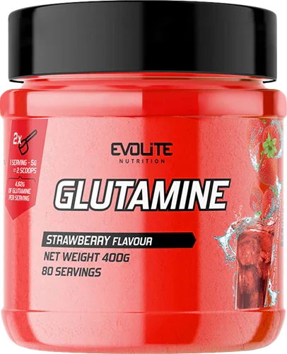 Evolite Glutamiini - 400 g Mansikka
