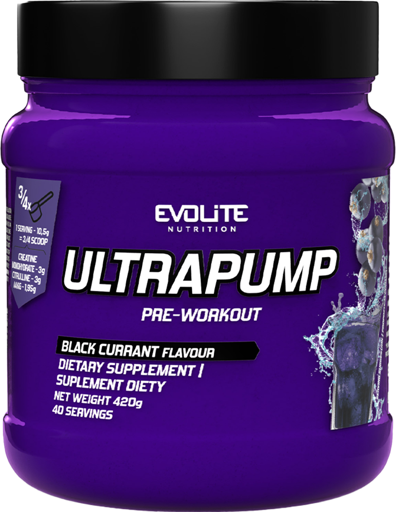 Evolite UltraPump - 420 g mustaherukka