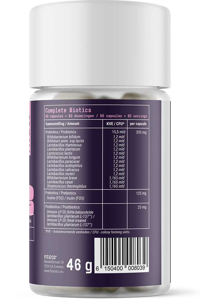 Fit &amp; Co Complete Biotics - 60 kaps.