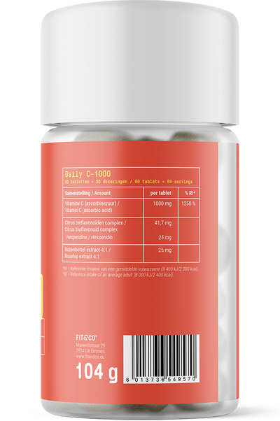 Fit &amp; Co Daily C-1000 - 60 tablettia