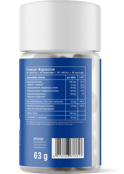 Fit &amp; Co Premium Magnesium - 60 tablettia