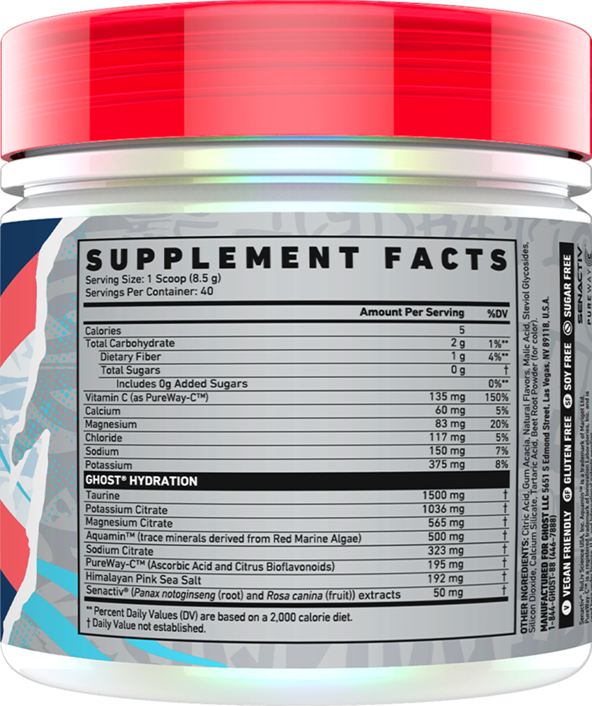 Ghost Hydration - 40 annosta Kiivi-mansikka