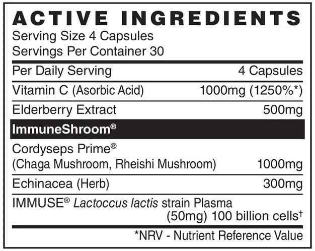 Naughty Boy Winter Soldier ImmuneShroom - 120 kaps.