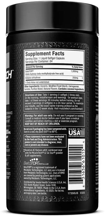 MuscleTech Clear Muscle - 84 caps