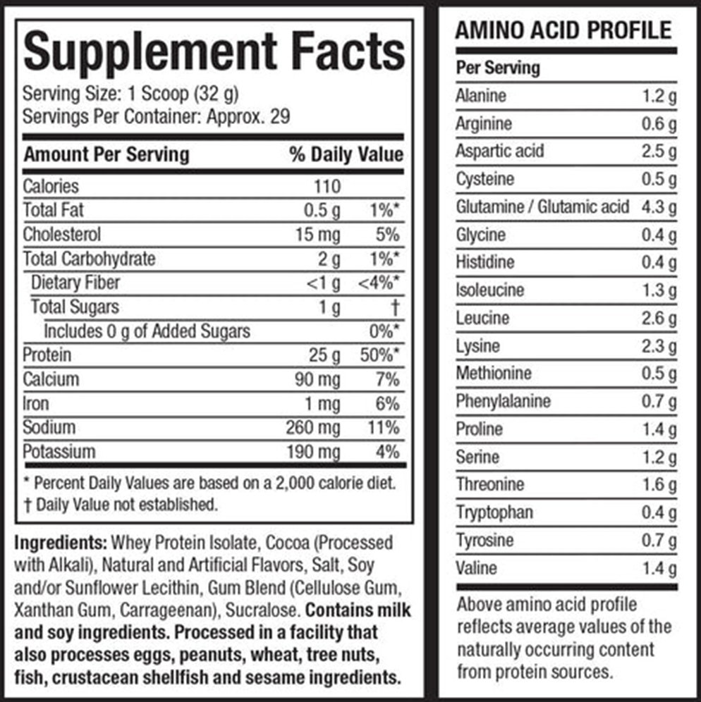 MuscleTech Iso Whey - 2lbs