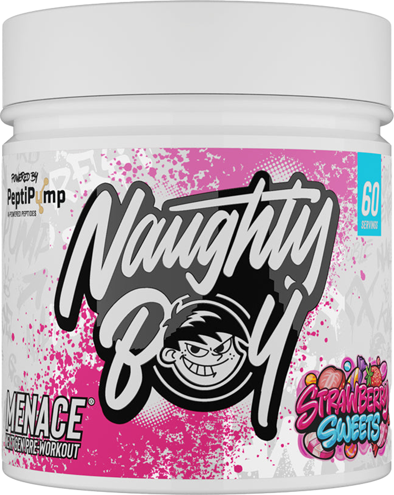 Naughty Boy Menace V2 - 420 g mansikkakarkkeja