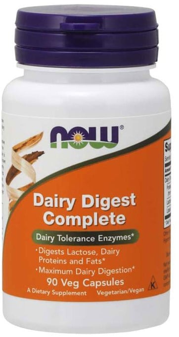NOW Foods NOW2956 Dairy Digest Complete - 90 kasviskapselia