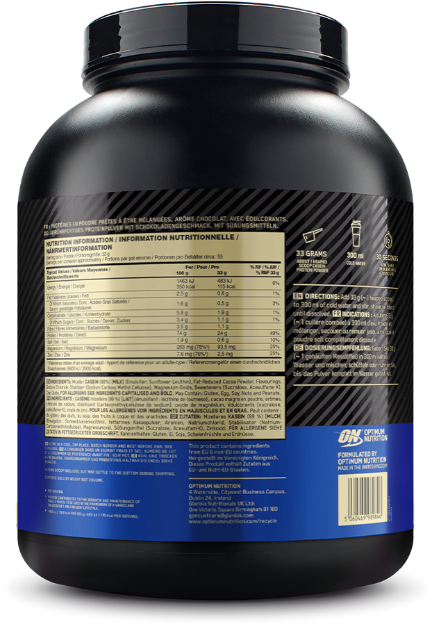 Optimum Nutrition Gold Standard 100% Casein - 1820 g Creamy Vanilla