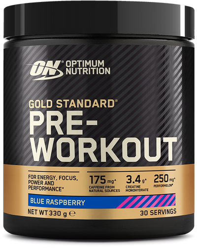 Optimum Nutrition Gold Standard Pre-Workout - 330 g Sininen vadelma