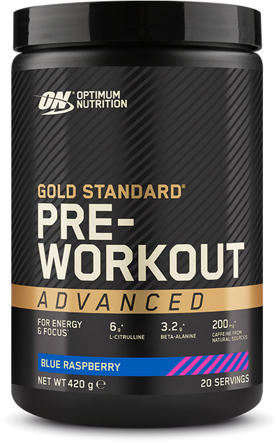 Optimum Nutrition Gold Standard Pre-Workout Advanced - 400 g Sininen vadelma