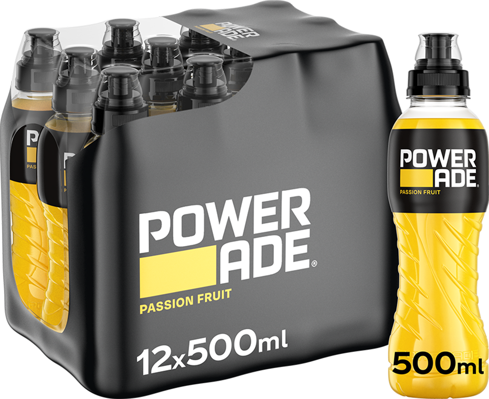 Powerade - 12 x 500 ml Passionhedelmä